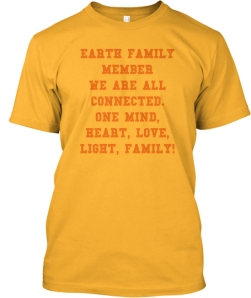 EARTH FAMILY T SHIRT front